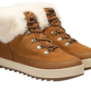 Kookaburra By UGG Suede Fur Trim Boots